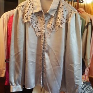 Silver blouse